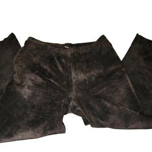 Rafaella Sport Brown Suede Pants size 16
